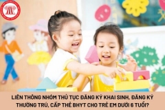 Thực hiện liên thông thủ tục đăng ký khai sinh và cấp thẻ BHYT cho trẻ em dưới 6 tuổi từ ngày 01/7/2023