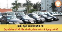 Thực hiện quy định mới về tiêu chuẩn, định mức sử dụng xe ô tô