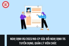 Sửa đổi, bổ sung một số quy định về tuyển dụng, sử dụng và quản lý viên chức