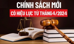 Một số chính sách mới nổi bật có hiệu lực từ tháng 4 năm 2024
