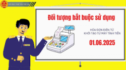 Từ 01/6/2025 phải sử dụng hóa đơn điện tử khởi tạo từ máy tính tiền
