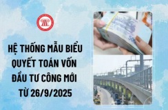 Hệ thống mẫu biểu sử dụng trong công tác quyết toán vốn đầu tư công theo niên độ