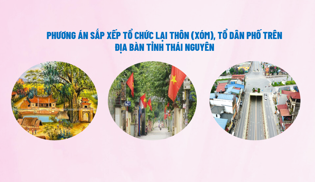 Thái Nguyên - Phương án sắp xếp tổ chức lại thôn (xóm), tổ dân phố trên địa bàn tỉnh