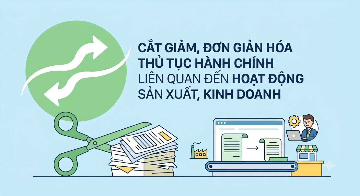 Cắt giảm, đơn giản hóa thủ tục hành chính liên quan đến hoạt động sản xuất, kinh doanh thuộc phạm vi quản lý của Bộ Xây dựng