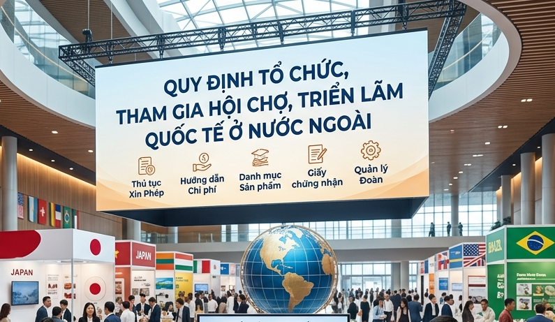 Quy định tổ chức, tham gia hội chợ, triển lãm quốc tế ở nước ngoài